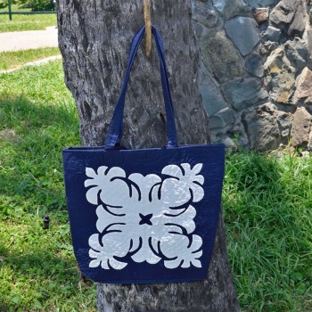Quilted Eco Bag Pineapple 5 Quilted Eco Bag Pineapple 5